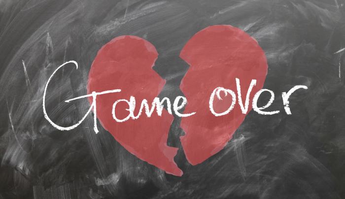 Game over - eine Trennung kann den Boden unter den Füßen wegreißen Game over - eine Trennung kann den Boden unter den Füßen wegreißen